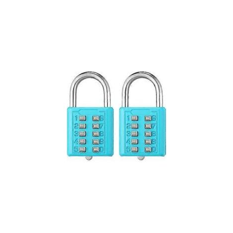 Digitales Zahlenschloss, 10-stelliges Zahlenschloss mit Tastatur, 5-stelliges Zahlenschloss – Crezuo