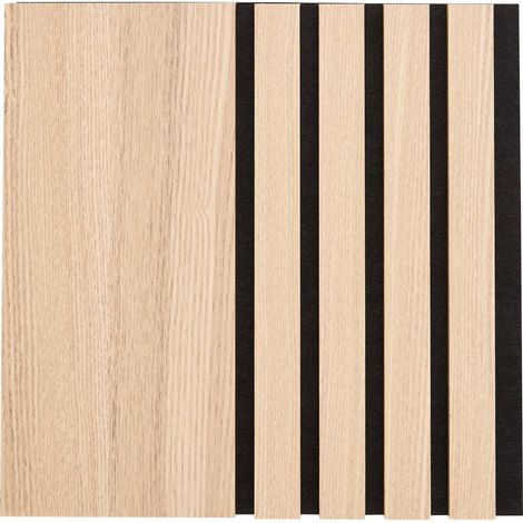Set di 3 pannelli decorativi colva beige con sfondo nero 30x30cm - Atmosphera créateur d'intérieur
