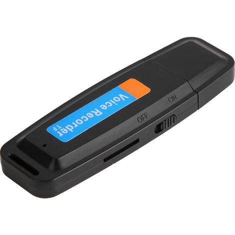 Clé USB 2 Go avec enregistreur vocal intégré pour réunions, cours et entretiens (enregistrement en un clic) (1/5)