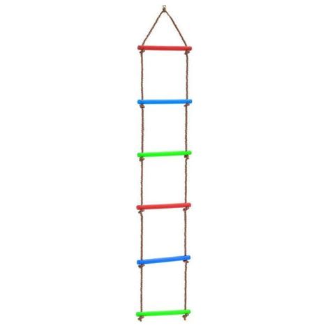 Balançoire trapézoïdale multifonction, trapèze avec anneaux en plastique, trapèze multifonction en bois pour enfant, anneaux trapèze pour l'extérieur, balançoire trapèze avec anneaux (1/4)