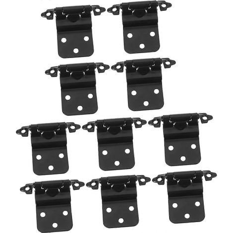 SEWACC Lot de 10 charnières américaines pour portes de meubles et placards en fer (1/5)