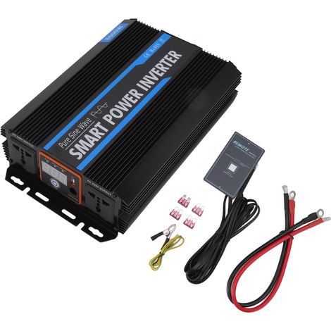Onduleur photovoltaïque 6000 W CC 12 V vers CA 220 V à onde sinusoïdale pure pour système de production d'énergie (1/5)