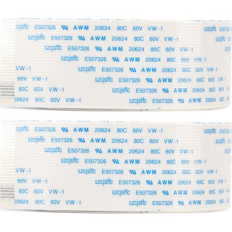 Câble plat souple renforcé 60cm pour têtes d'impression Epson XP600 et TX800, lot de 2 pièces, connecteur flexible épais. (1/5)