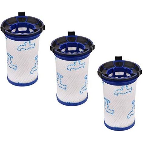 3pcs Replacement Filters for Rowenta Air Force 360 RH9051WO RH9057WO RH9059WO RH9081WO RH9086WO & Tefal Air Force 360 Vacuum Cleaner, Replacement Accessories Alternative to ZR009001 (1/5)