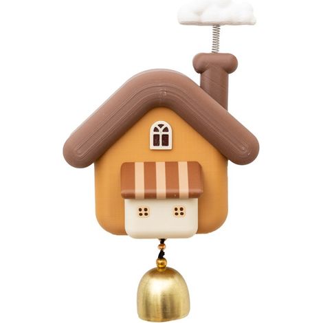 Sonnette Dingdong, petite sonnette en laiton pour maison, carillon magnétique à enrouler autour de la porte, signalétique d'ouverture de magasin, 9,7 cm × 16 cm × 3 cm (1/5)