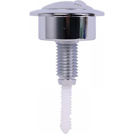 Bouton chasse d'eau argent, wc bouton poussoir, wc chasse d'eau poussoir double, pour chasse d'eau WC (1/5)