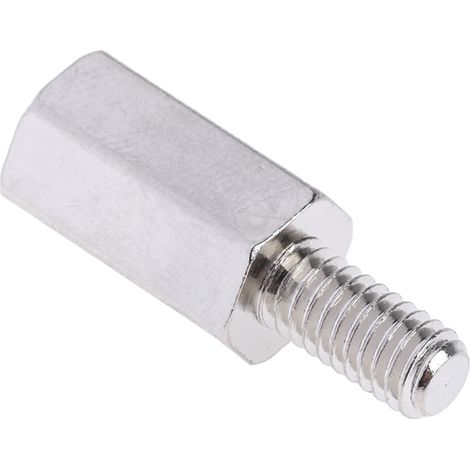 Entretoise filetée RS PRO, longueur 12mm, Mâle / Femelle, M4 x M4 ( Prix pour Sachet de 50 ) (1/3)