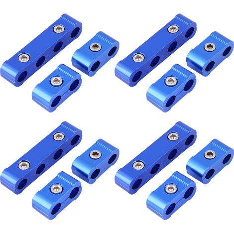 12Pcs Séparateur de fils de bougie tressé, collier de serrage pour câbles 8mm 9mm 10mm (1/5)