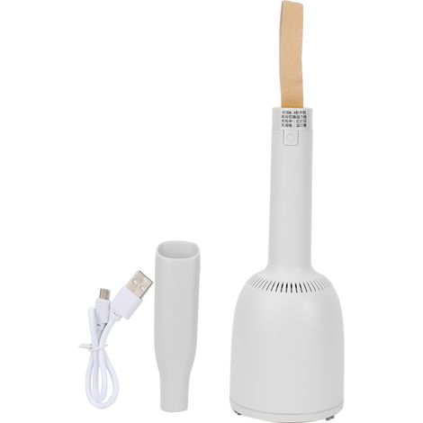 Aspirateur voiture sans fil portable mini pour bureau clavier collecteur miettes blanc (1/5)