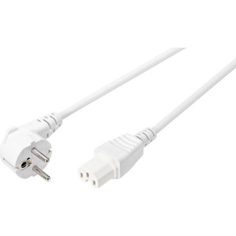 Sygonix SY-5043442 appareils chauffants Câble de raccordement blanc 2.00 m S594592