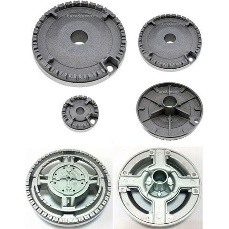 NARDI / BEKO BRUCIATORE + TRIPLA CORONA CUCINA GAS 5 FUOCHI 2 MEDI B 242 B 0239 (1/2)