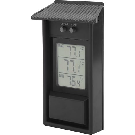 Thermomètre numérique extérieur étanche pour jardin et serre (1/5)