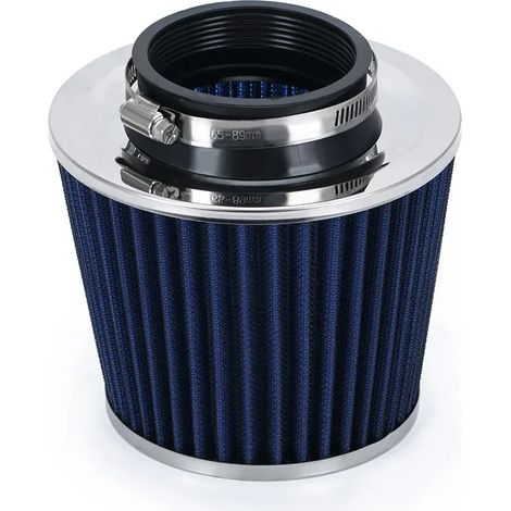 - Kit collecteur d'admission d'air froid universel de 76 mm (3 pouces) pour turbocompresseur avec filtre à air conique