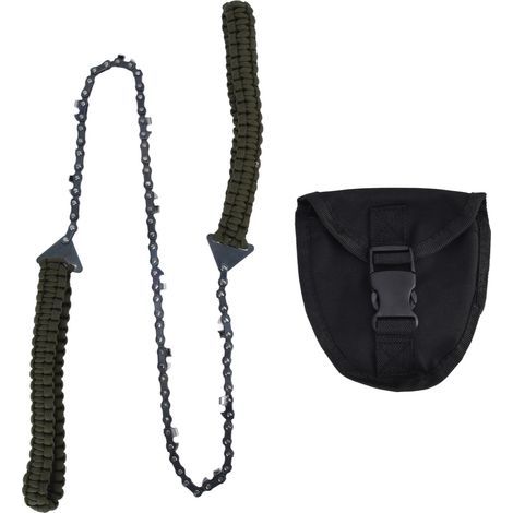 24-Zoll-Taschenkettensäge, tragbare Holzsäge für Garten und Outdoor-Aktivitäten wie Camping und Garten – Handkettensäge mit Seilzug (1/5)