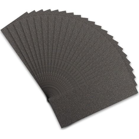 Schleifpapier 150 Körnung 21 Nass Siliziumkarbid 21 Sheets 150 Grit (1/5)