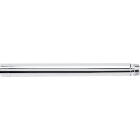 Tube d'extension de douche rond en acier inoxydable 201 Longueur 22,5 cm Finition chromée Résistant à la rouille (1/5)