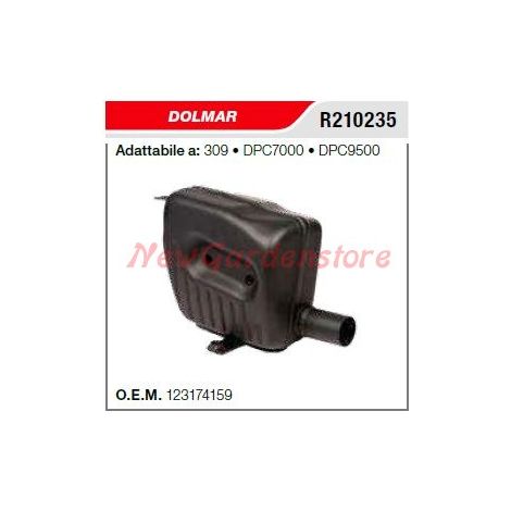 DOLMAR Kettensäge 309 DPC7000 DPC9500 Schalldämpfer R210235