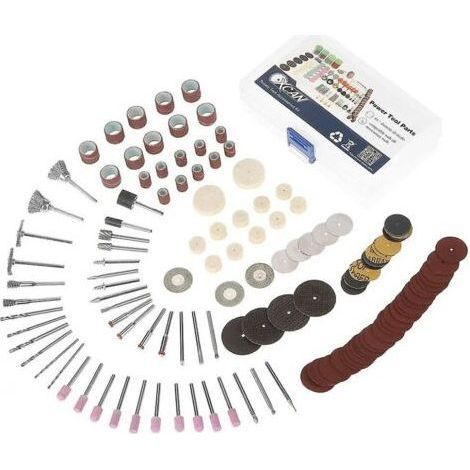 Mini Kit d'outils de précision électrique, 141 pièces, meuleuse électrique, meulage, polissage, forets, emballage réutilisable (1/5)