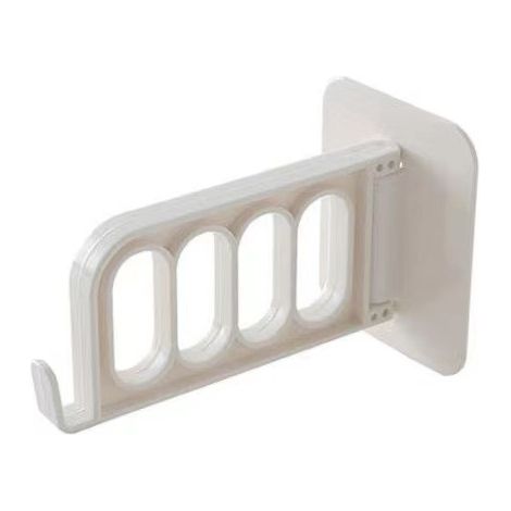 Multifunctional Adhesive Hanger Hook Clothes Organizer Rack for Glass Window Wall Tile(White) (1/3)