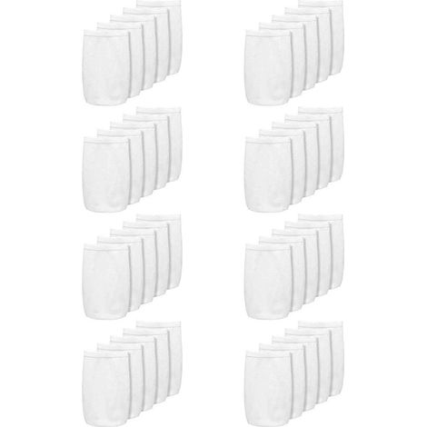 Housses de protection pour paniers de filtres de piscine, paquet de 40, housses de protection pour paniers de filtres de piscine, housses de filtres réutilisables à mailles ultra-fines, collecteurs de (1/5)
