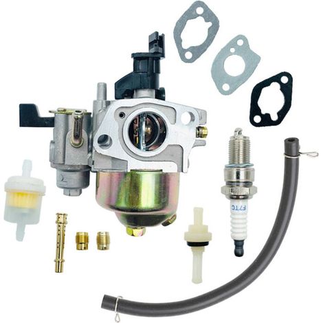 Carburateur Compatible Honda GX160 GX168F GX170, avec Kit d'Accessoires Inclus (Joints + Vis) - Pour Moteurs à Essence 160/168F/170F - Pièce de Réplacement Adaptée (1/5)