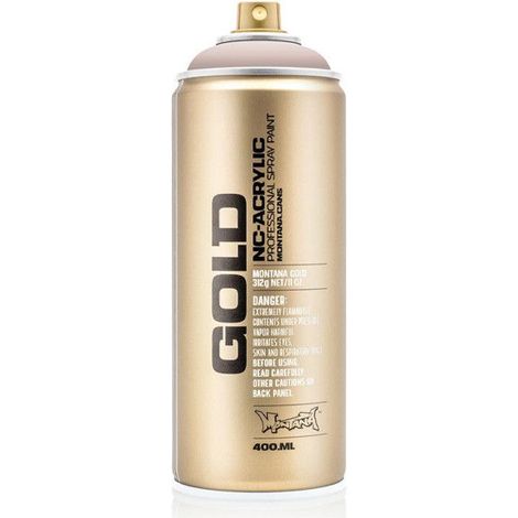 Bombe de peinture - Gold - Acrylique - Flesh - G8190 - 400ml - Montana Cans