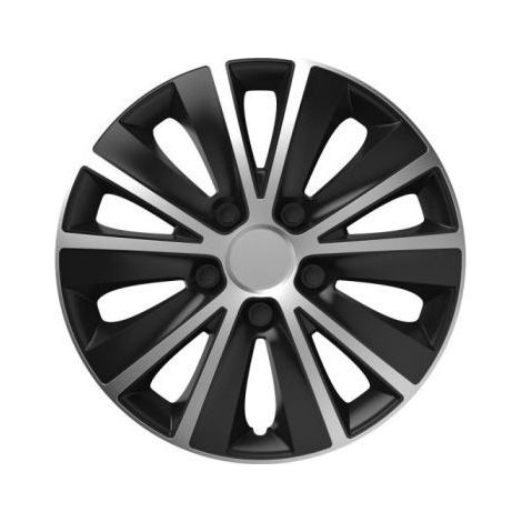 Enjoliveurs Versaco Rapide argent/noir - 14 pouces