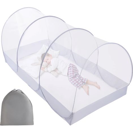 Mosquitera, diseño desplegable, tratada con insecticida, BLANCA (1/2)