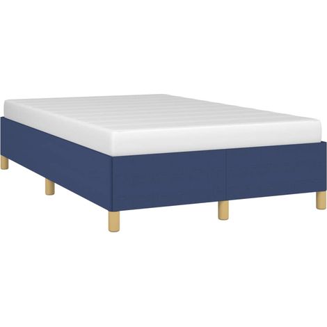 vidaXL Giroletto senza Materasso Blu 120x200 cm in Tessuto (1/4)
