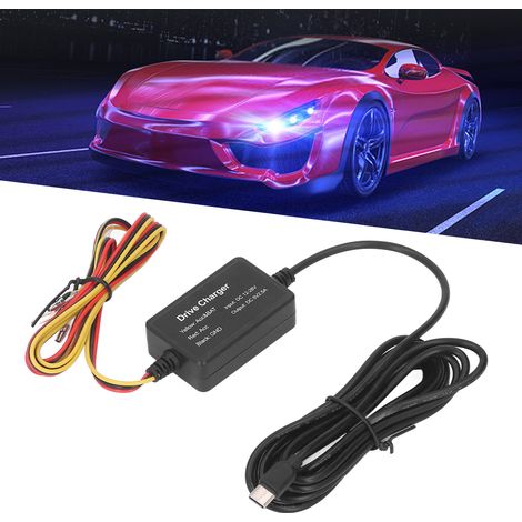 (Vidéo disponible) Kit de câblage pour caméra embarquée, kit de câblage USB Mini/Micro/Type C, câble d'alimentation pour chargeur de caméra embarquée, Type C (1/5)