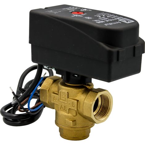 LK 525 3-Wege Set Rp ¾” Innengewinde inkl. Motor 1m Kabel (1/5)