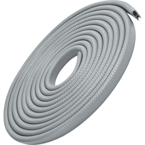 Protection de bord de porte de voiture - 5 m - Pour tôle en caoutchouc - Zone de serrage de 1 à 2 mm - En forme de U - Pour la plupart des voitures, la construction de bateaux, l'artisanat (1/5)