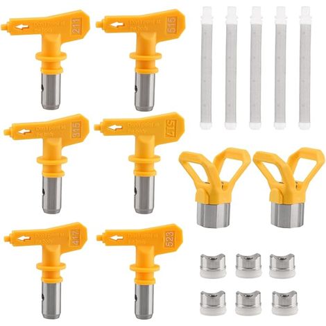 Set of Airless Nozzles Filters Nozzle Holders (1/5)