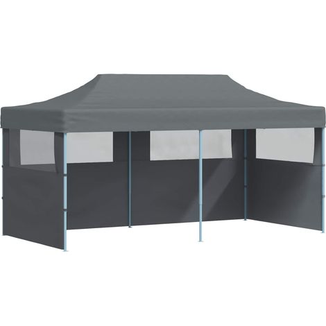 Party Tent Folding Anthracite 291 x 580 x 315 cm Oxford Fabric vidaXL