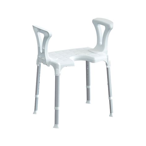 Sedia da Doccia con Apertura e Braccioli Dh Bianco