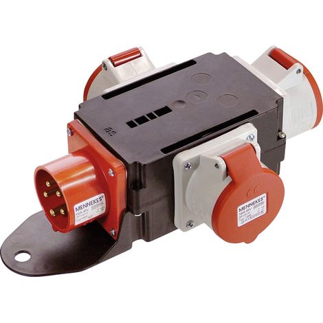 Mobiler MIXO CEE Stromverteiler "RHEIN" 400V/16A/max. 11kW IP44