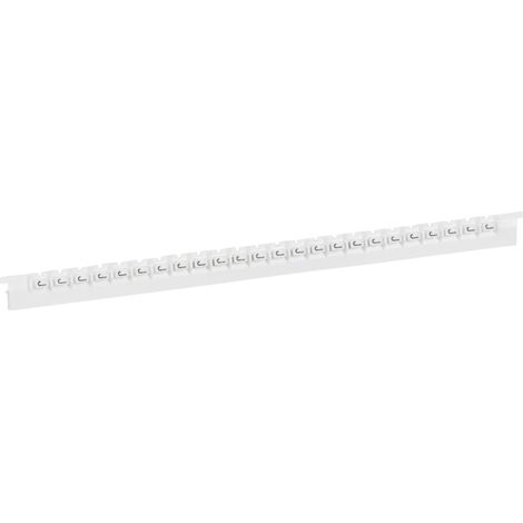 repère legrand memocab - lettre j - blanc - largeur 2.3 mm