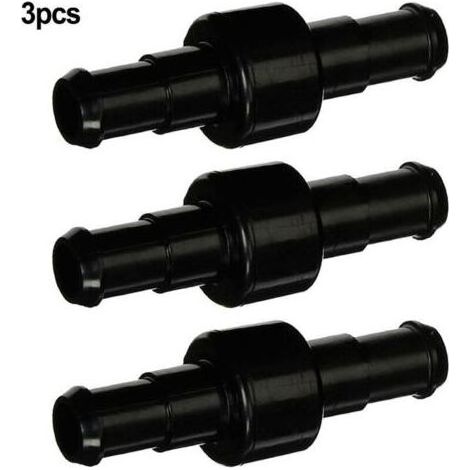 Boostez votre nettoyeur de piscine avec le tuyau pivotant à roulement à billes noir D20 (3 pièces) (1/5)