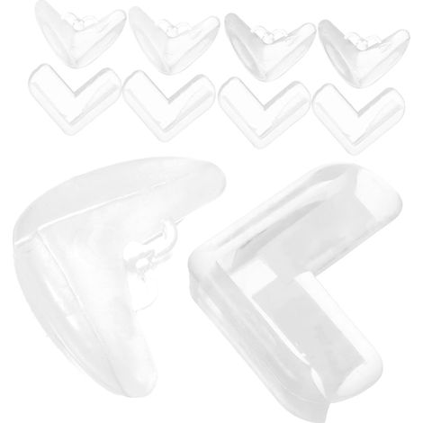 Lot de 20 protections d'angle transparentes pour meubles, bureaux (1/5)