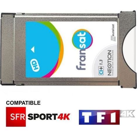 Récepteur décodeur satellite Module NEOTION FRANSAT CI+ 1.3 (vendu sans carte) (1/2)