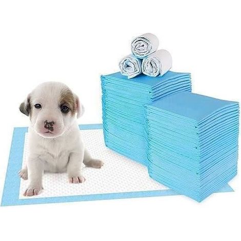 100pcs tapis de pipi pour animaux de compagnie coussin de formation de chiot jetable épaissi 45 x 30cm (1/4)