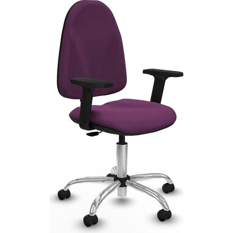 Piqueras y Crespo Silla ergonómica morada de oficina (1/3)