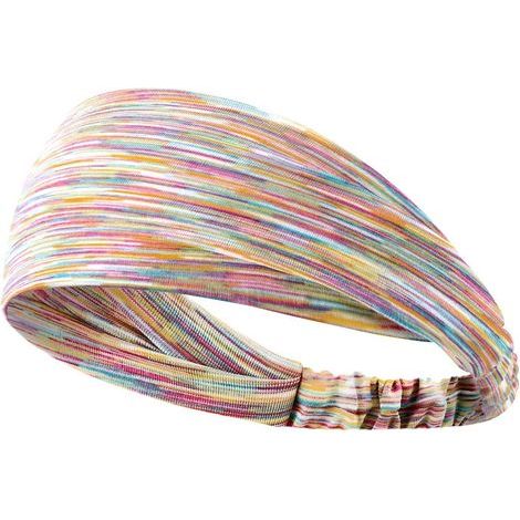 Lot de 8 bandeaux de sport absorbants, couleurs assorties, respirants et confortables (1/5)