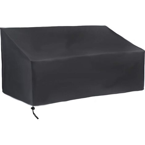Housse Banc de Jardin 4 Places, Housse Banc Exterieur Patio Anti-poussière, Anti-UV, Étanche, Coupe-Vent, Oxford 210D Housse de Protection pour Canapé (1/5)