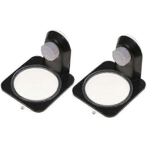 Lot de 2 gamelles d'alimentation et d'eau pour tortues, reptiles et lézards (emballage individuel avec ventouse, noir) (1/3)