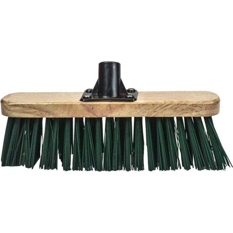 Broom Head Stiff Green 300Mm (12In) Threaded Socket (1/3)