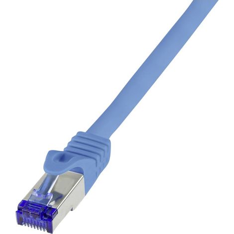 LogiLink C6A046S RJ45 CAT 6a S/FTP 1.50 m bleu 1 pc(s) (1/4)