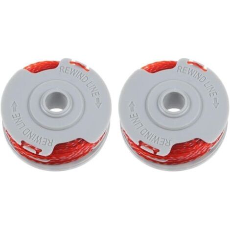 BUNTHAUS Lot de 2 bobines de fil pour débroussailleuse Flymo, double bobine d'alimentation automatique et fil de débroussailleuse compatible avec Flymo FLY021/513937190 (1/5)