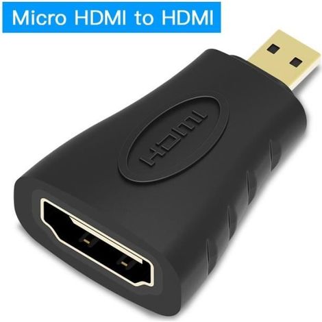Micro HDMI à HDMI Vention – adaptateur Micro HDMI 1080P mâle vers HDMI femelle, convertisseur Type D vers A, (1/4)