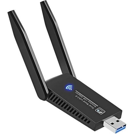 Clé WiFi 1300Mbps - APERIL - Adaptateur Dualband - Antenne 5dBi - USB 3.0 - Installation facile-Ywey (1/5)